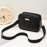 Grace Quilted Black Cross Body Bags